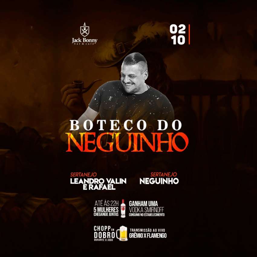 Boteco do Neguinho | Jack Bonny Bar & café | OndeTemBalada.com