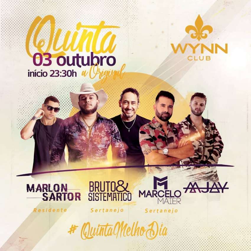 Quinta a Original | Wynn Club | OndeTemBalada.com