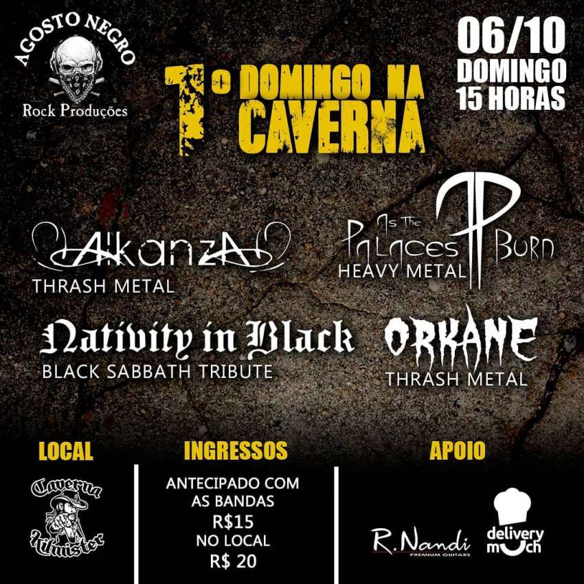 1º Domingo na Caverna | Caverna Kilmister | OndeTemBalada.com