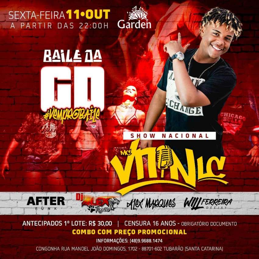 Baile da GD | Garden | OndeTemBalada.com