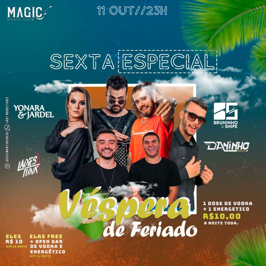 Sexta Especial | Magic Music Club | OndeTemBalada.com