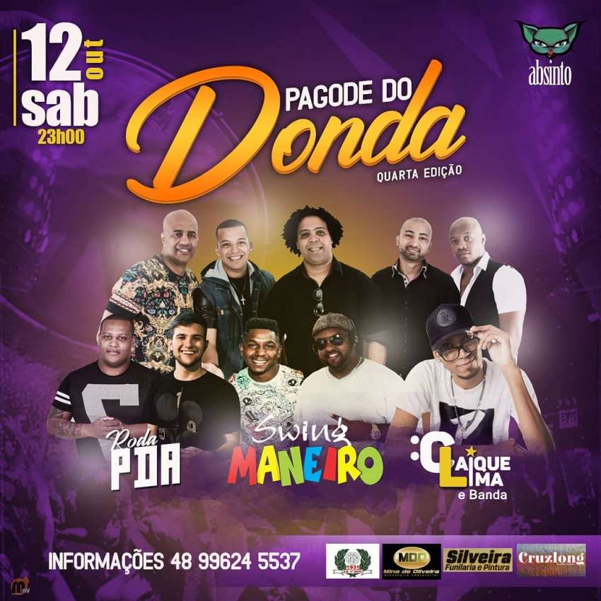 Pagode do Donda | Absinto Bar | OndeTemBalada.com