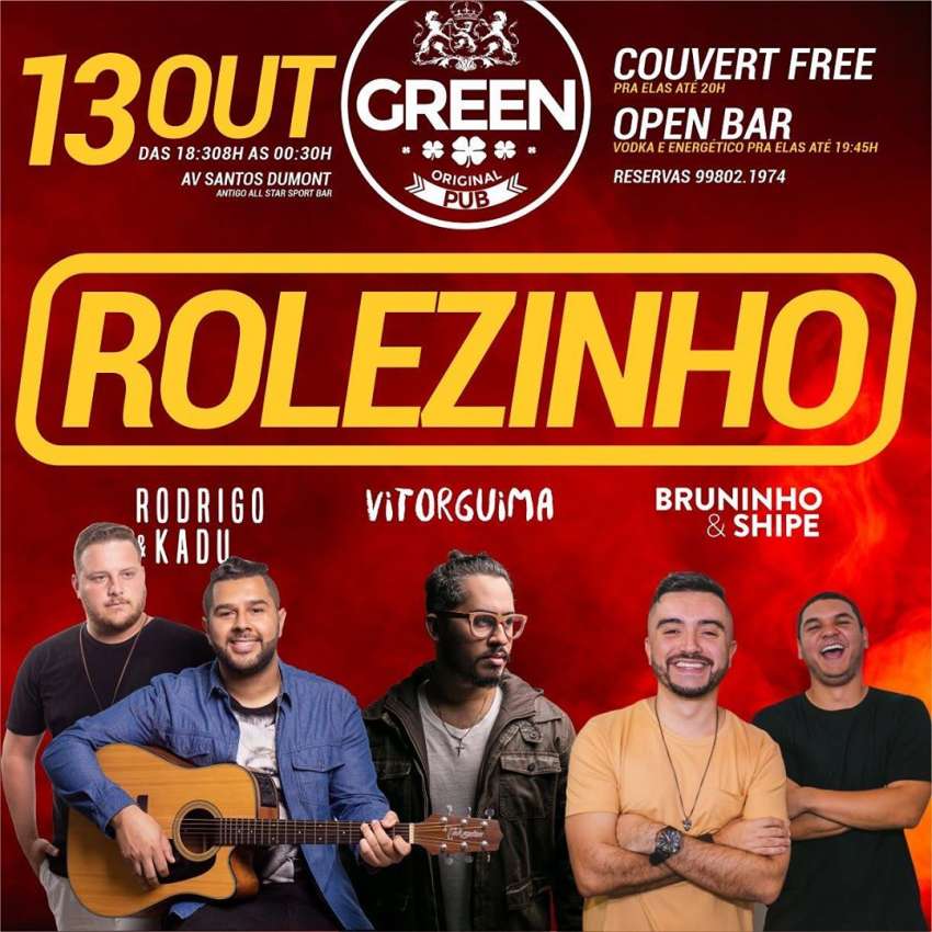 Rolezinho | Green Original Pub | OndeTemBalada.com