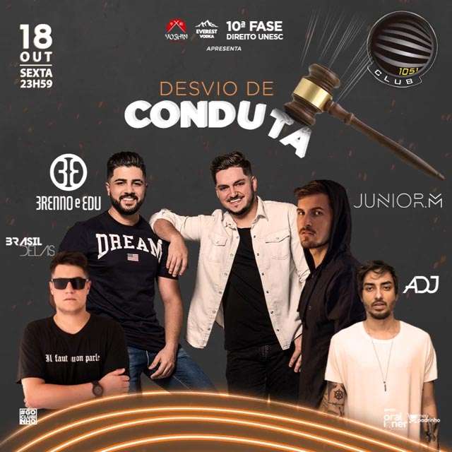 Desvio de Conduta | 1051 Club | OndeTemBalada.com