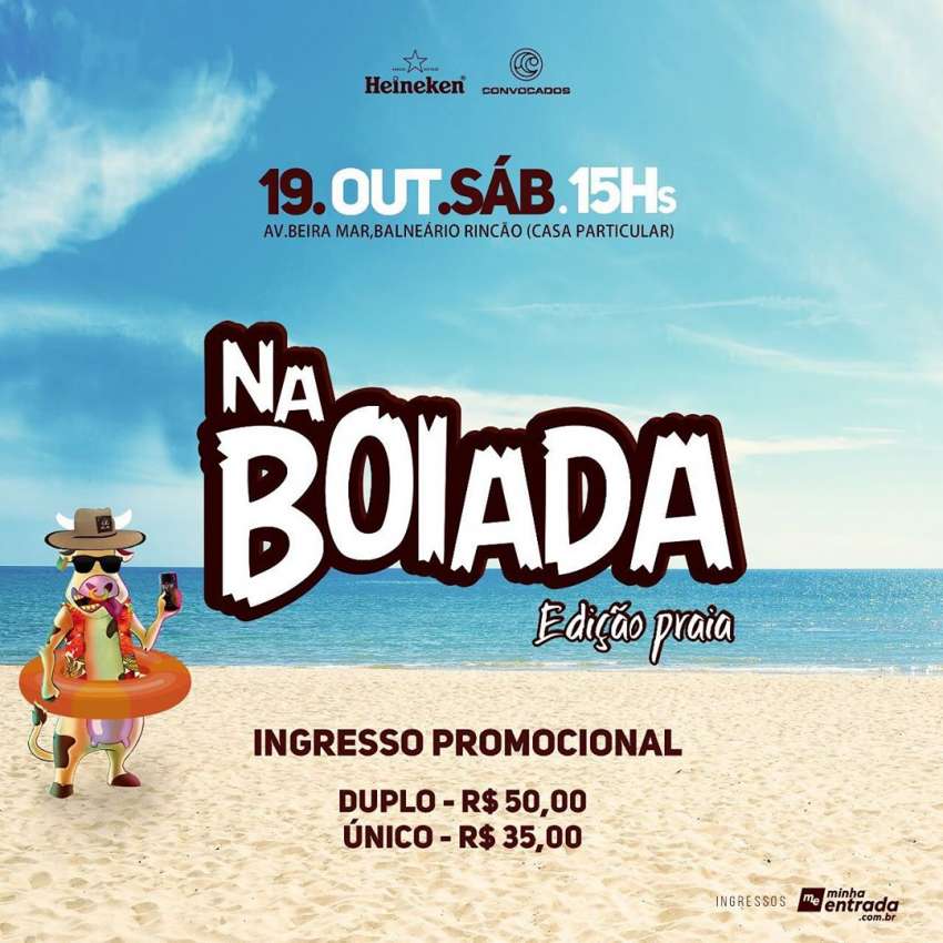 Na Boiada Edição Praia | Casa Particular | OndeTemBalada.com