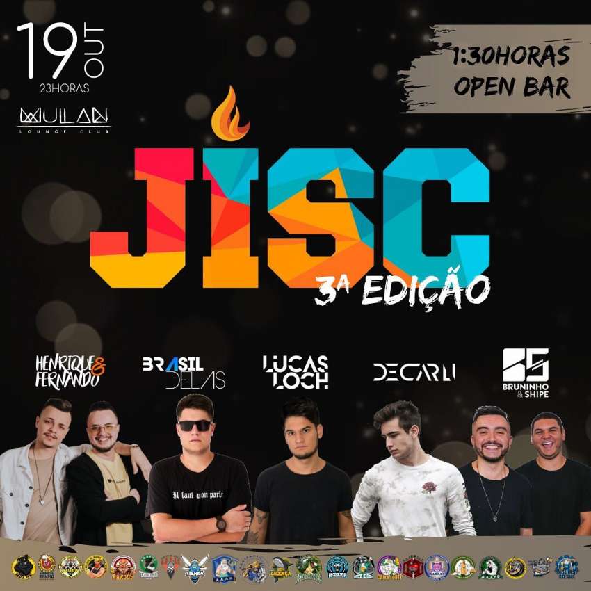 JISC 3ª Edição | Mulan Lounge Club | OndeTemBalada.com