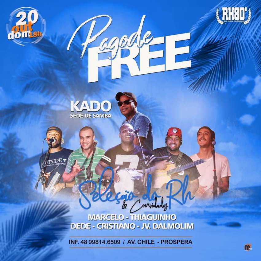 Pagode Free | RH80' Bar | OndeTemBalada.com