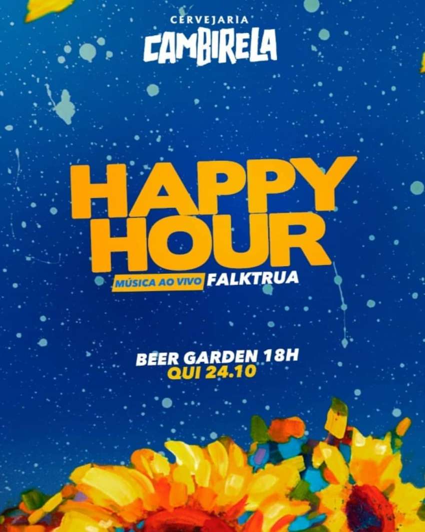 Happy Hour | Beer Garden Cambirela | OndeTemBalada.com