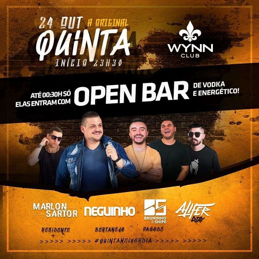 Quinta A Original | Wynn Club | OndeTemBalada.com