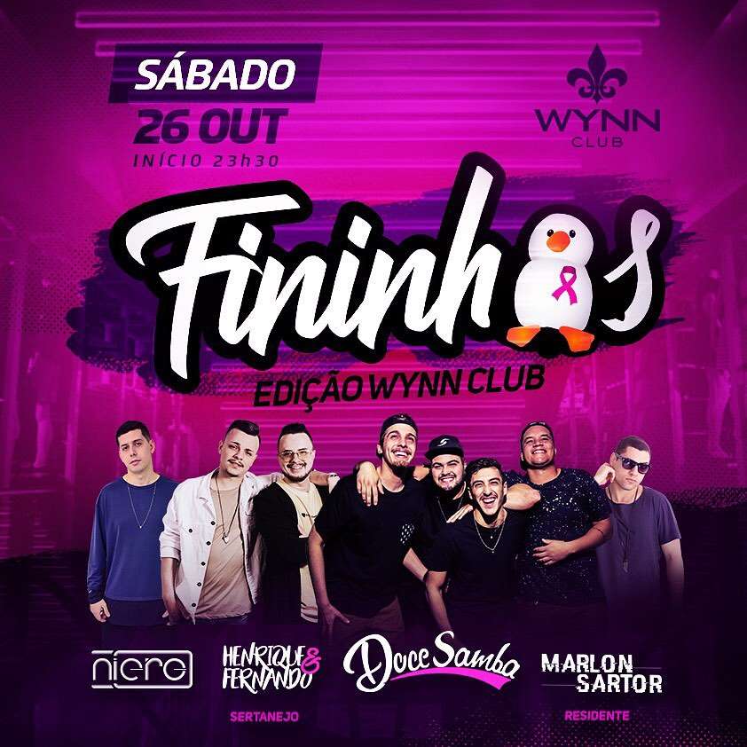 Fininhos  | Wynn Club | OndeTemBalada.com