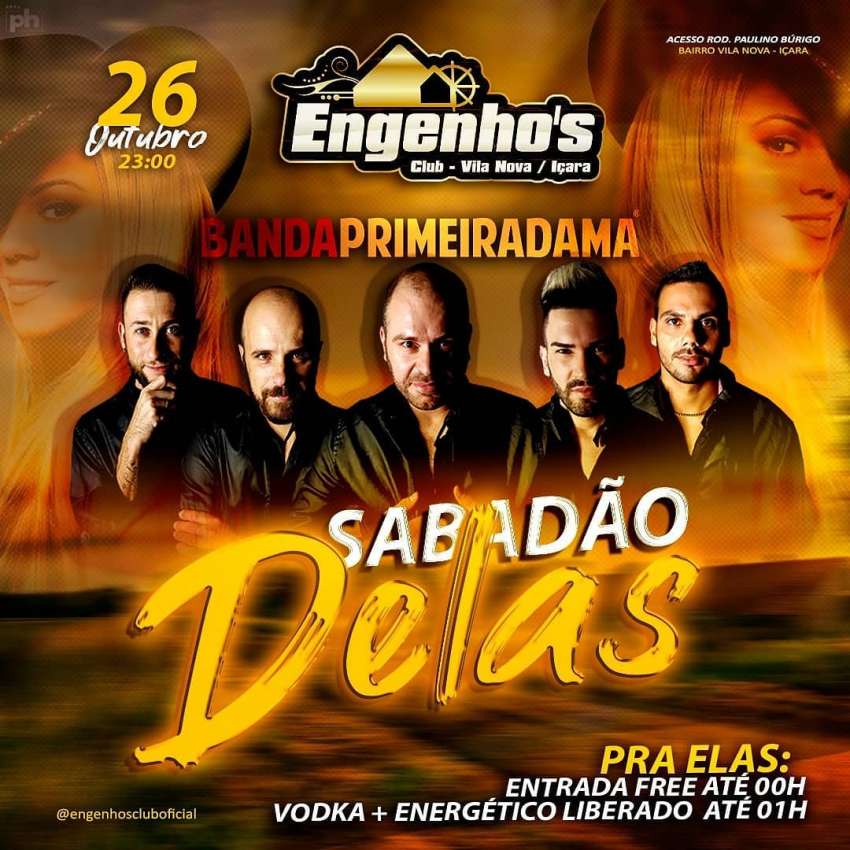 Sabadão Delas | Engenho's Club | OndeTemBalada.com