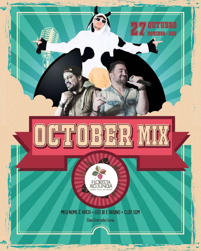 October Mix | Clube Floresta | OndeTemBalada.com