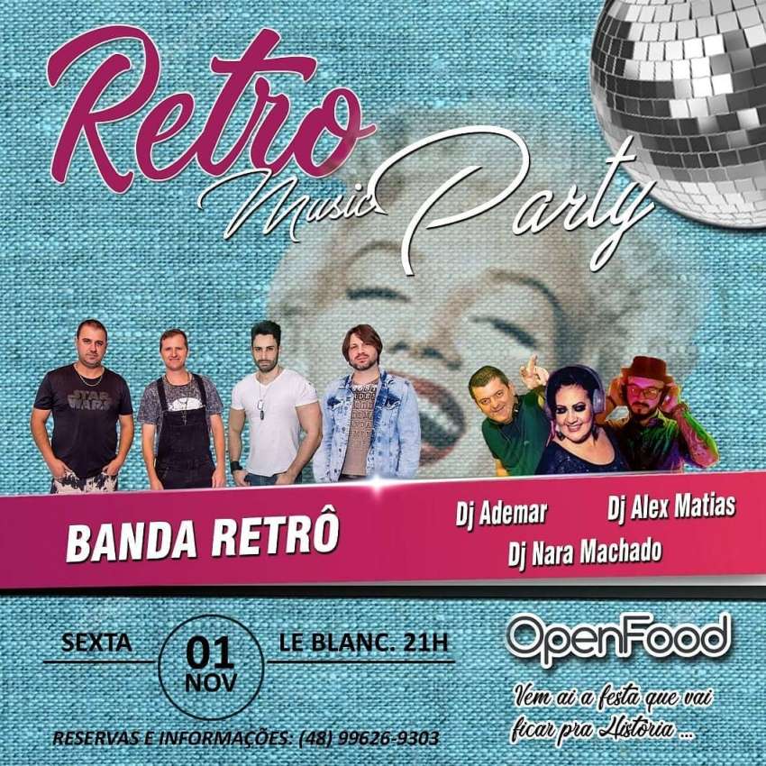 Retro Music Party | Le Blanc | OndeTemBalada.com