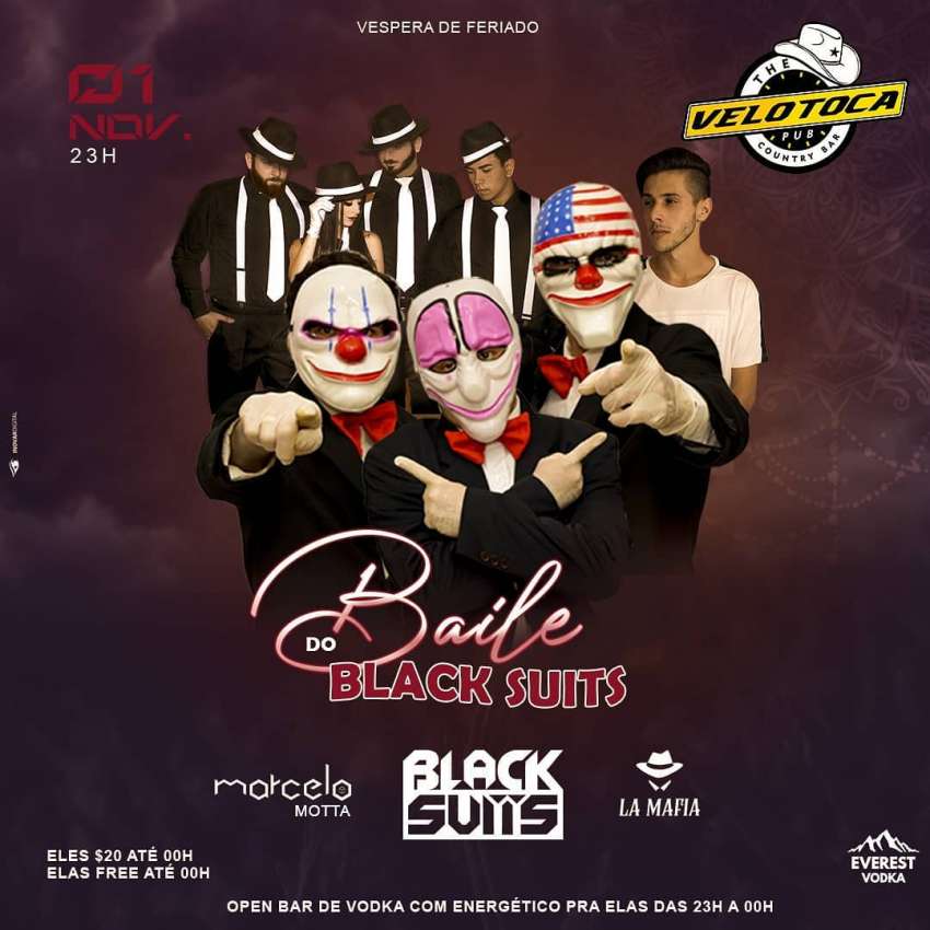 Baile do Blackout | Velotoca Pub | OndeTemBalada.com