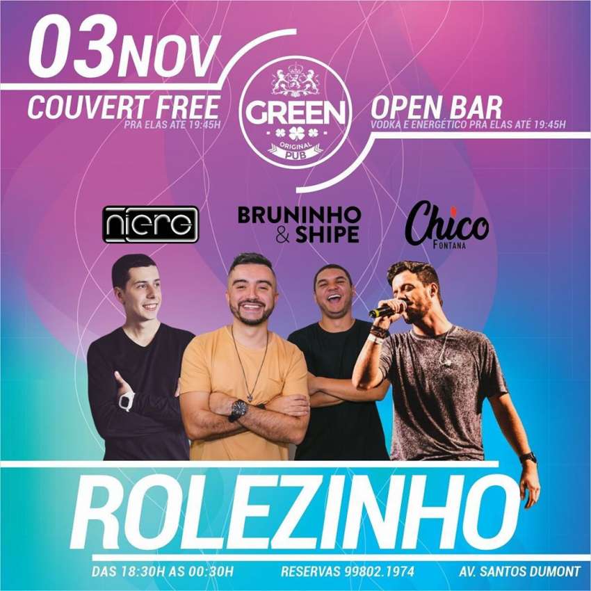 Rolezinho | Green Original Pub | OndeTemBalada.com