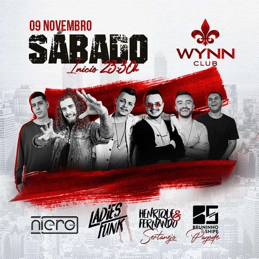 Sábado  | Wynn Club | OndeTemBalada.com