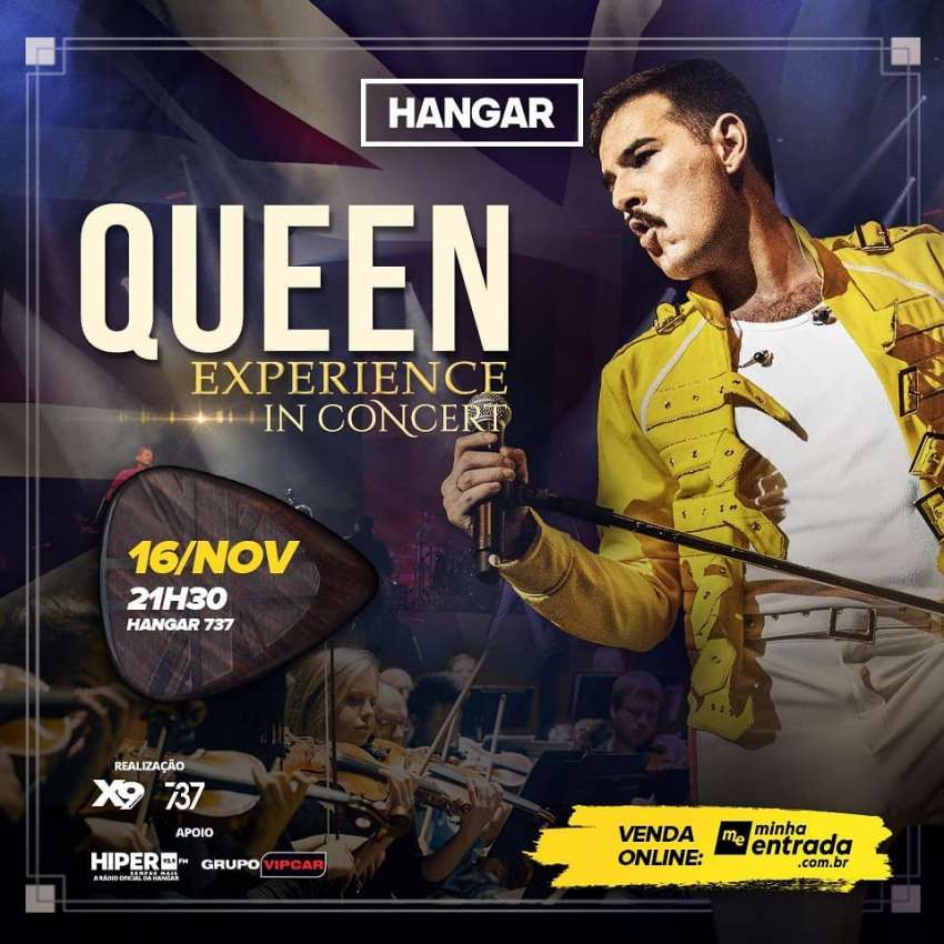 Queen Experience In Concert | Hangar | OndeTemBalada.com