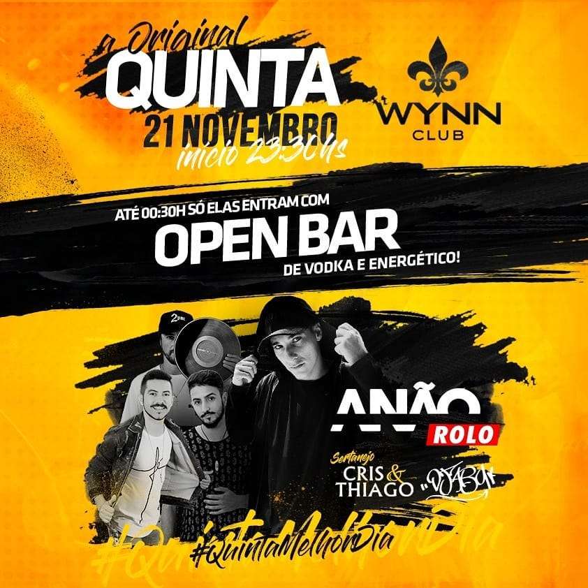 Quinta A Original | Wynn Club | OndeTemBalada.com