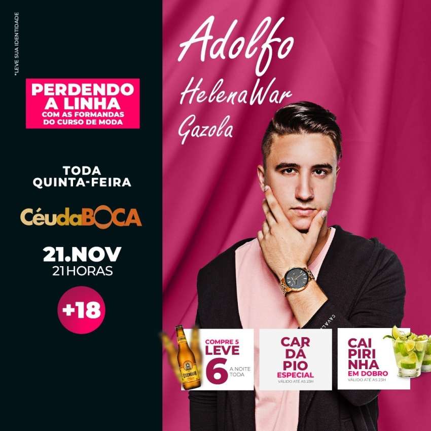 Adolfo | Céu da Boca | OndeTemBalada.com