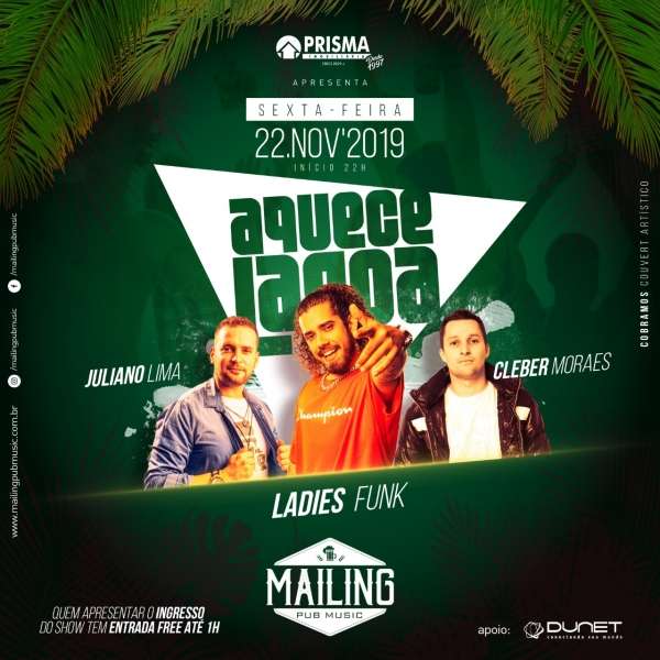 Aquece Lagoa | Mailing Pub Music | OndeTemBalada.com