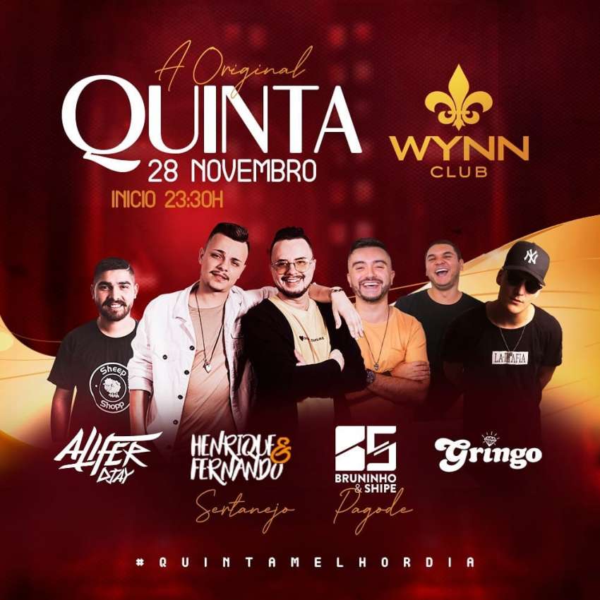 Quinta A Original | Wynn Club | OndeTemBalada.com