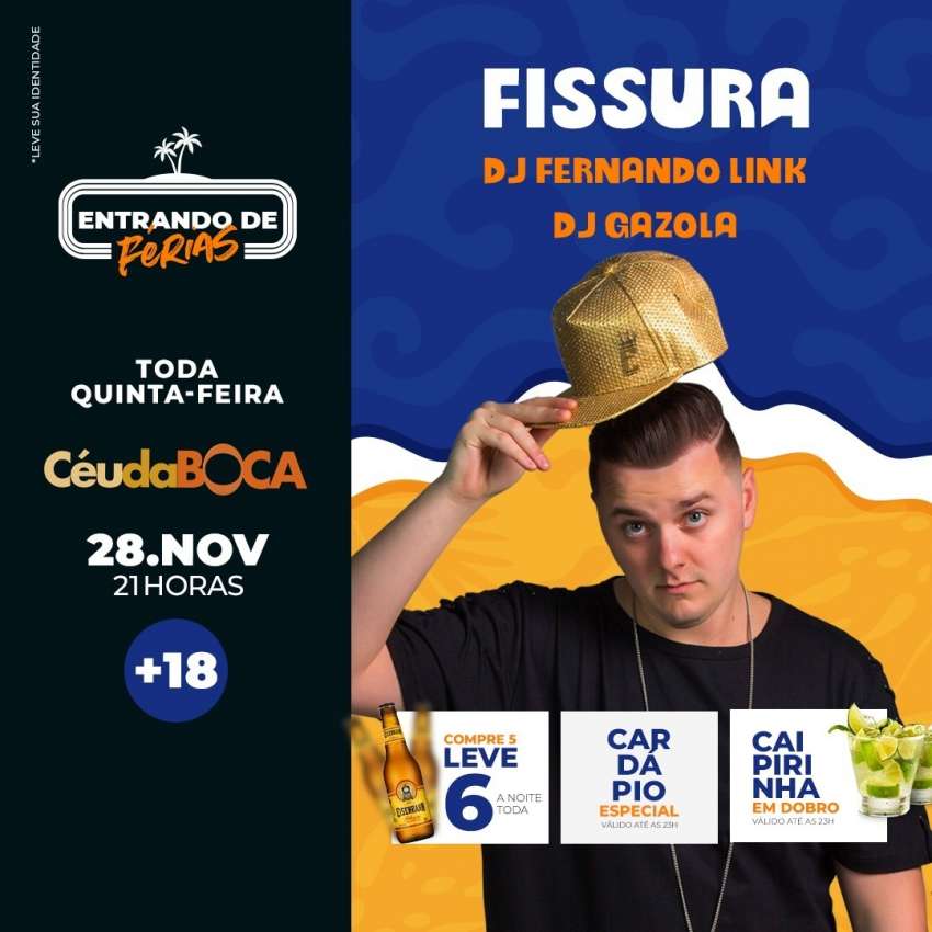 Entrando de Férias | Céu da Boca | OndeTemBalada.com