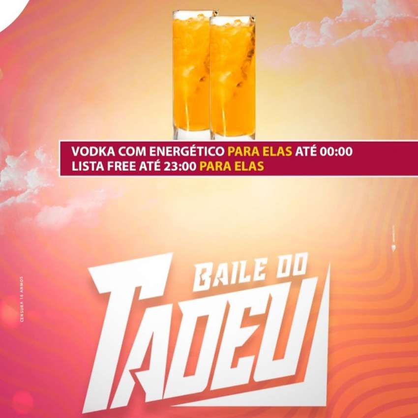 Baile do Tadeu | Veneza Soccer Pub | OndeTemBalada.com