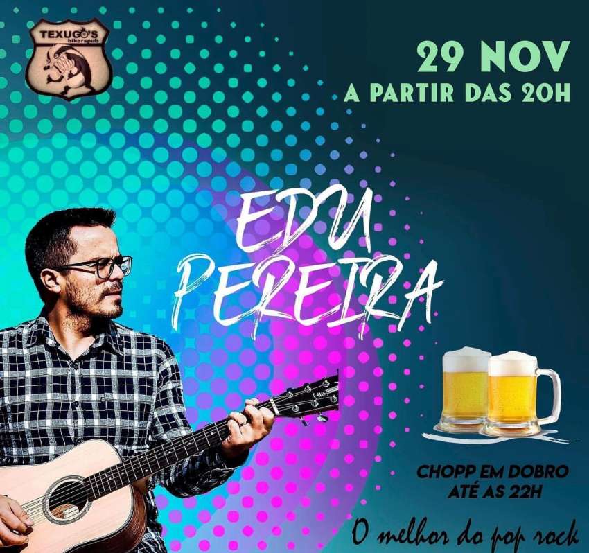 Edu Pereira | Texugo Biker's Pub | OndeTemBalada.com