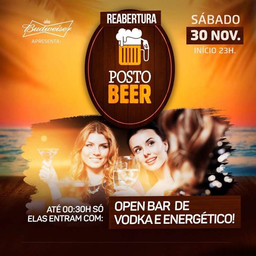 Reabertura  | Posto Beer | OndeTemBalada.com