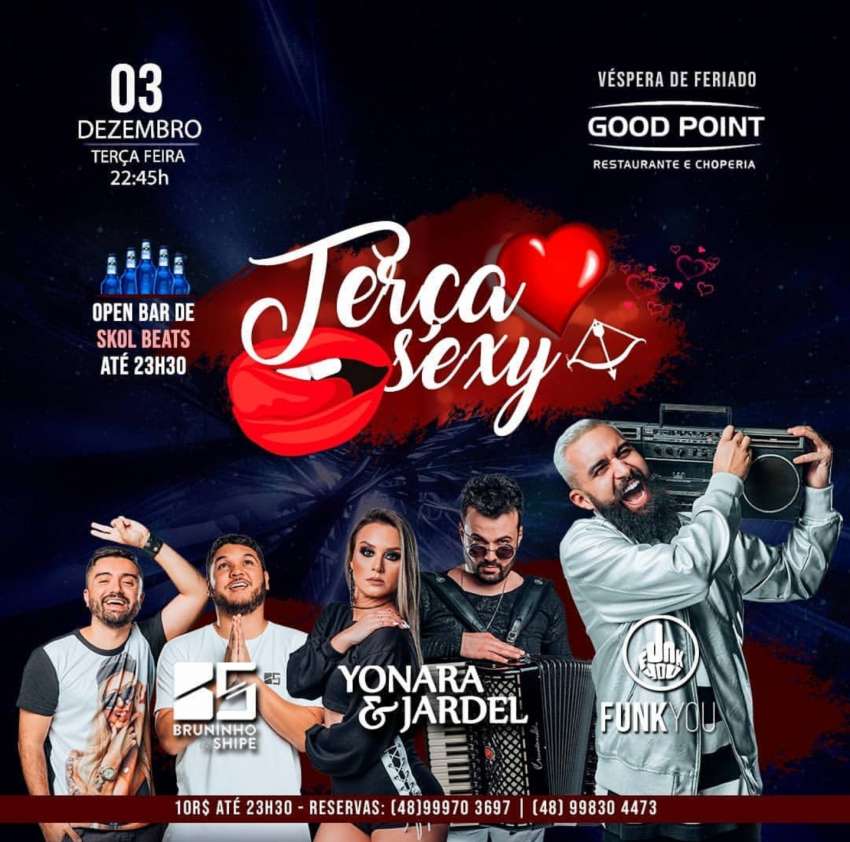 Terça Sexy | Good Point Choperia | OndeTemBalada.com