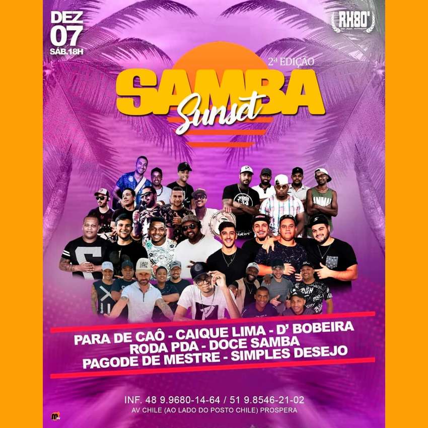 Samba Sunset | RH80' Bar | OndeTemBalada.com