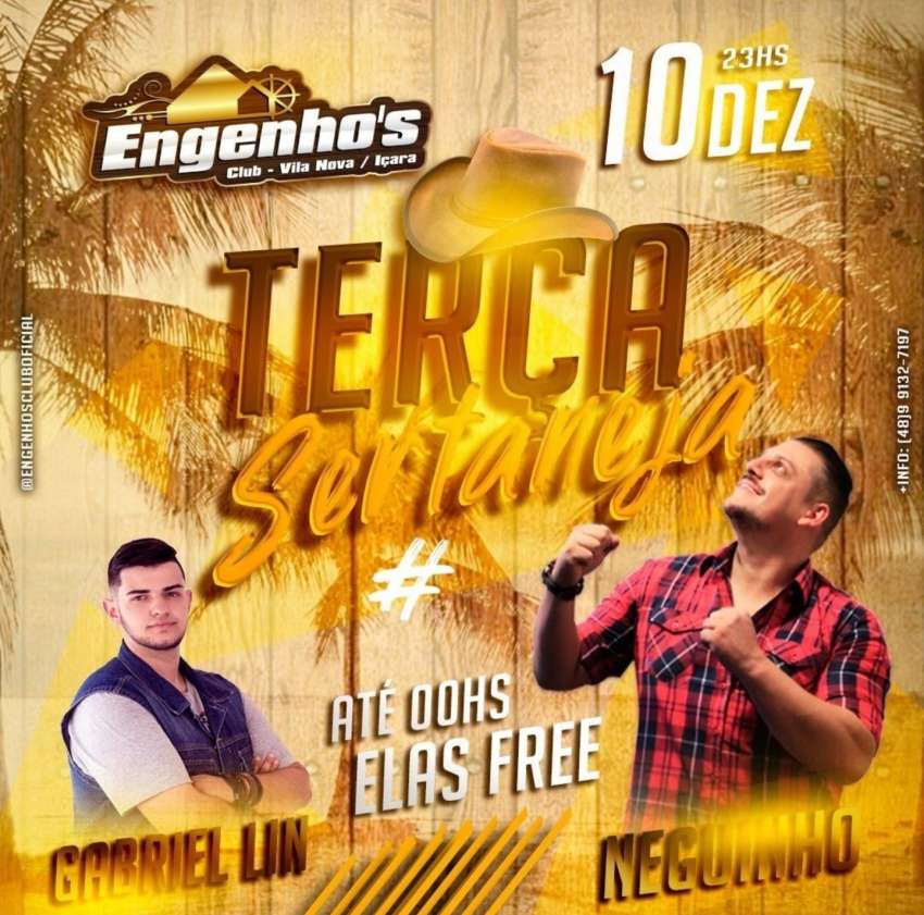 Terçaneja | Engenho's Club | OndeTemBalada.com