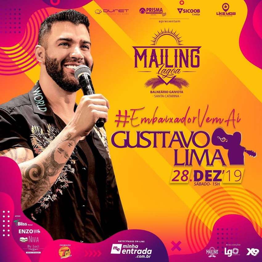 Gustavo Lima | Mailing Lagoa  | OndeTemBalada.com