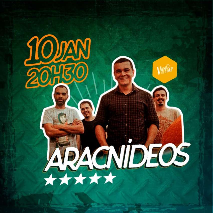 Aracnídeos   | Van Tap Bier  | OndeTemBalada.com