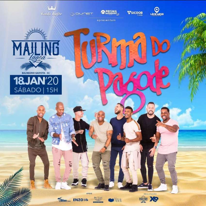 Turma do Pagode | Mailing Lagoa  | OndeTemBalada.com