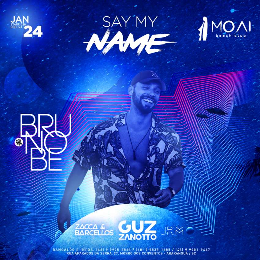 Say My Name | Moai Beach Club | OndeTemBalada.com