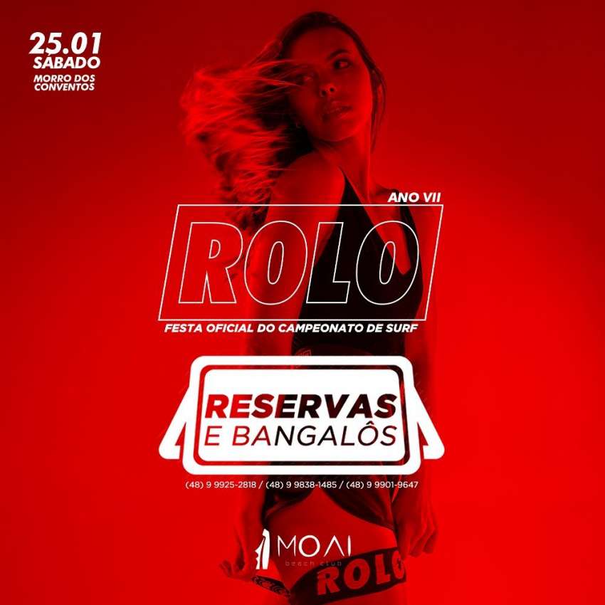 ROLO | Moai Beach Club | OndeTemBalada.com