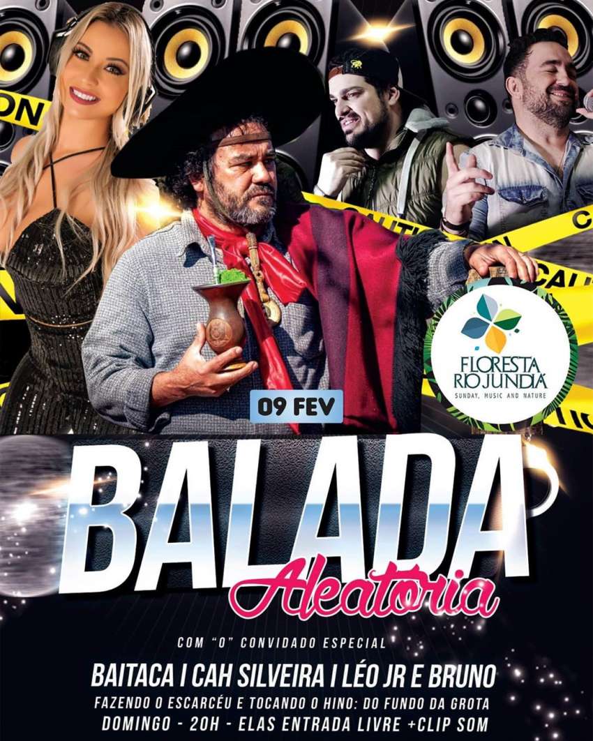 Balada Alternativa | Floresta Rio Jundia  | OndeTemBalada.com