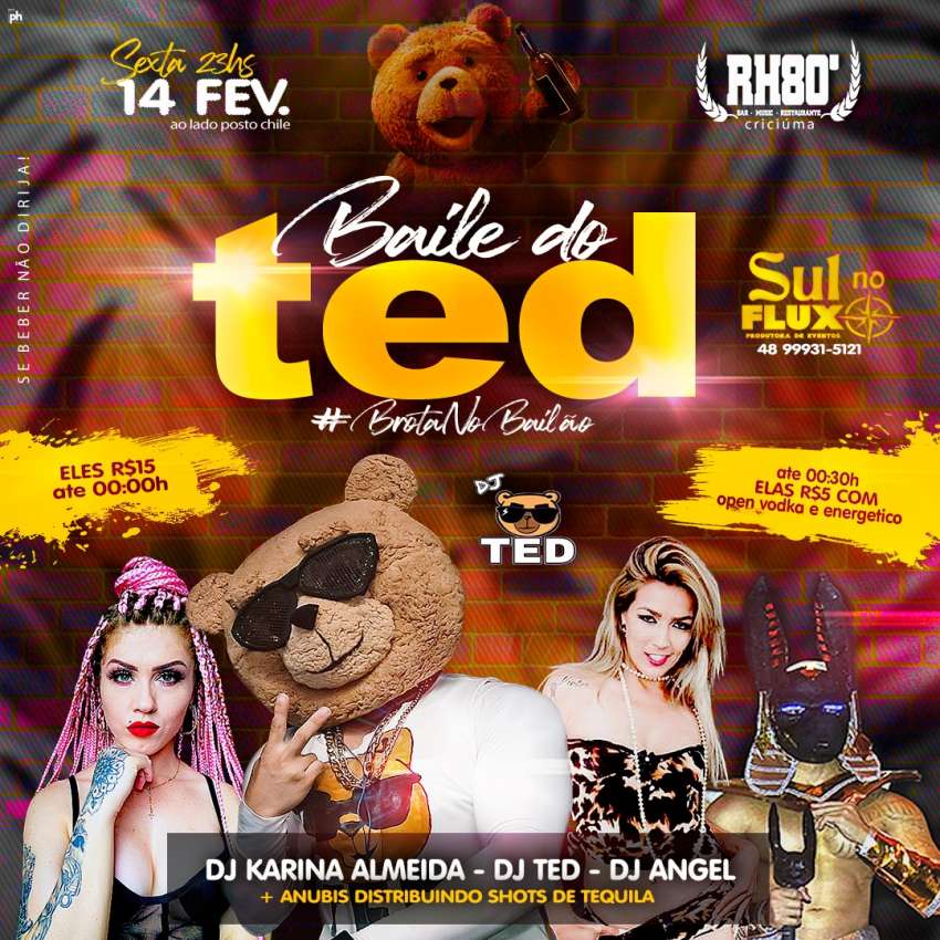 Baile do Ted | RH80' Bar | OndeTemBalada.com