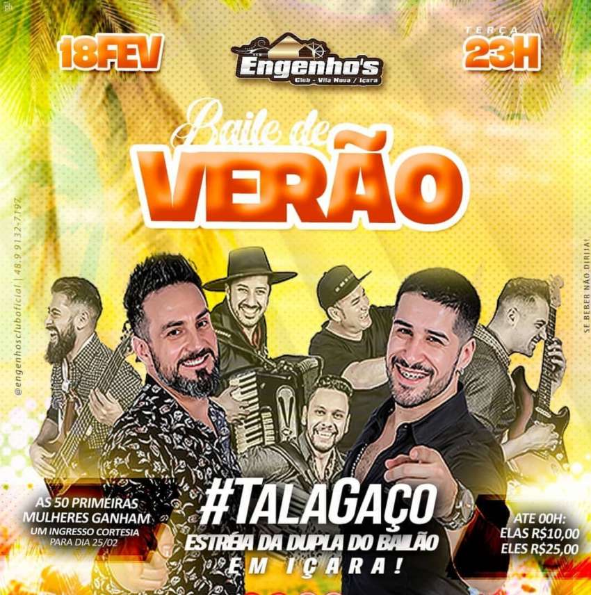 Baile de Verão | Engenho's Club | OndeTemBalada.com