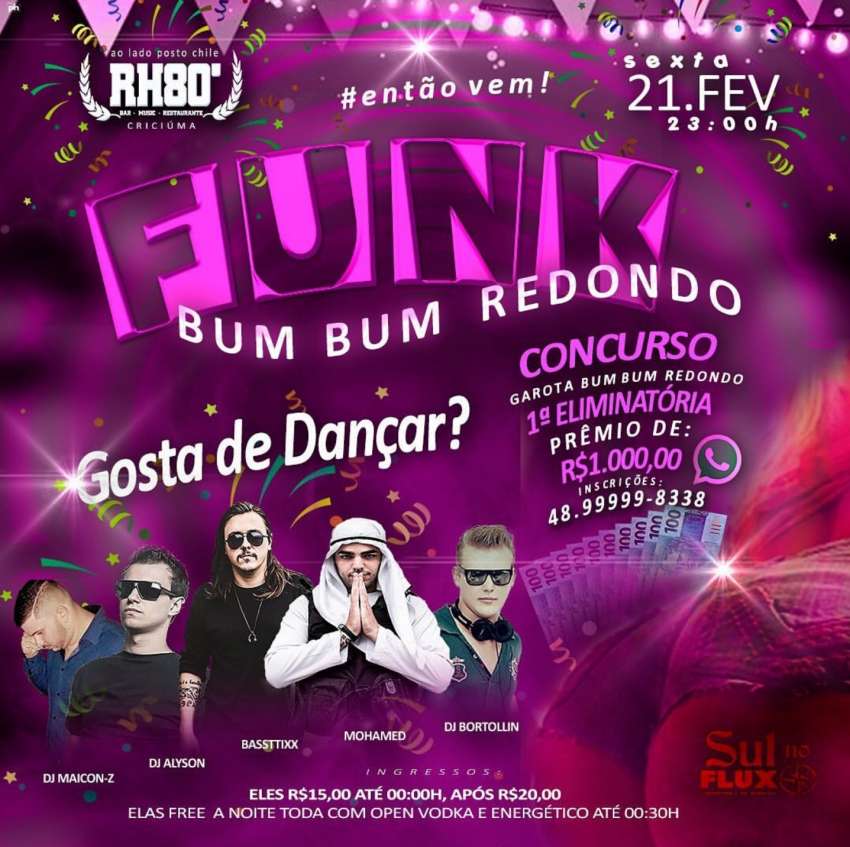 Funk | RH80' Bar | OndeTemBalada.com