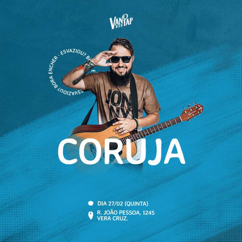 Coruja | Van Tap Bier  | OndeTemBalada.com