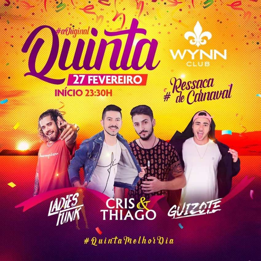 Quinta | Wynn Club | OndeTemBalada.com