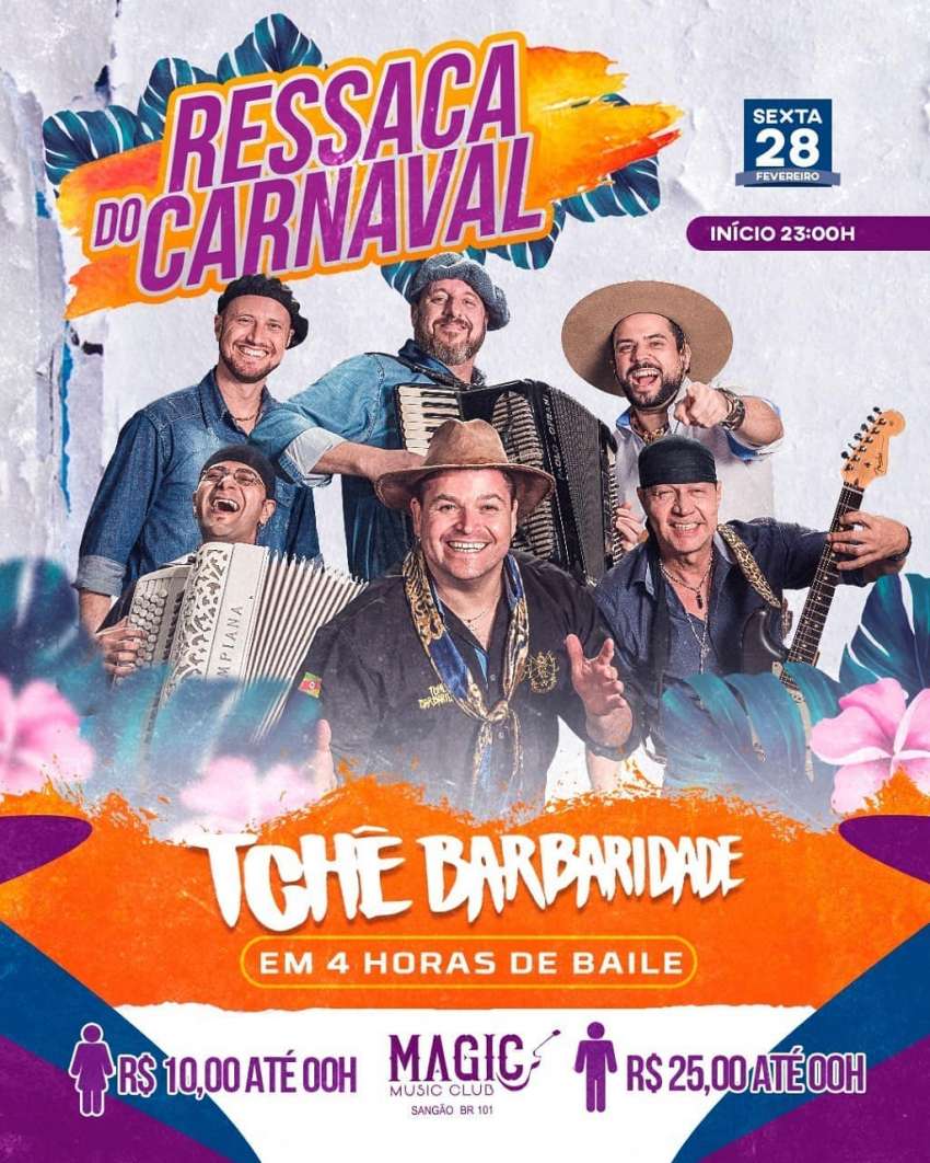 Ressaca do Carnaval | Magic Music Club | OndeTemBalada.com