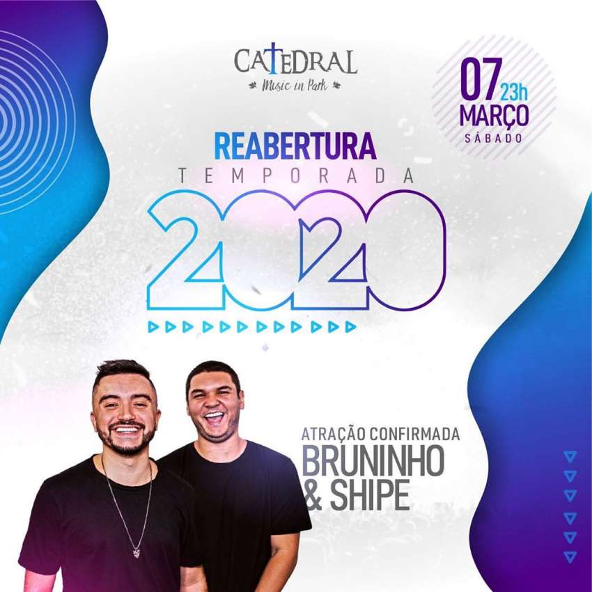 Reabertura 2020 | Catedral Music In Park. | OndeTemBalada.com