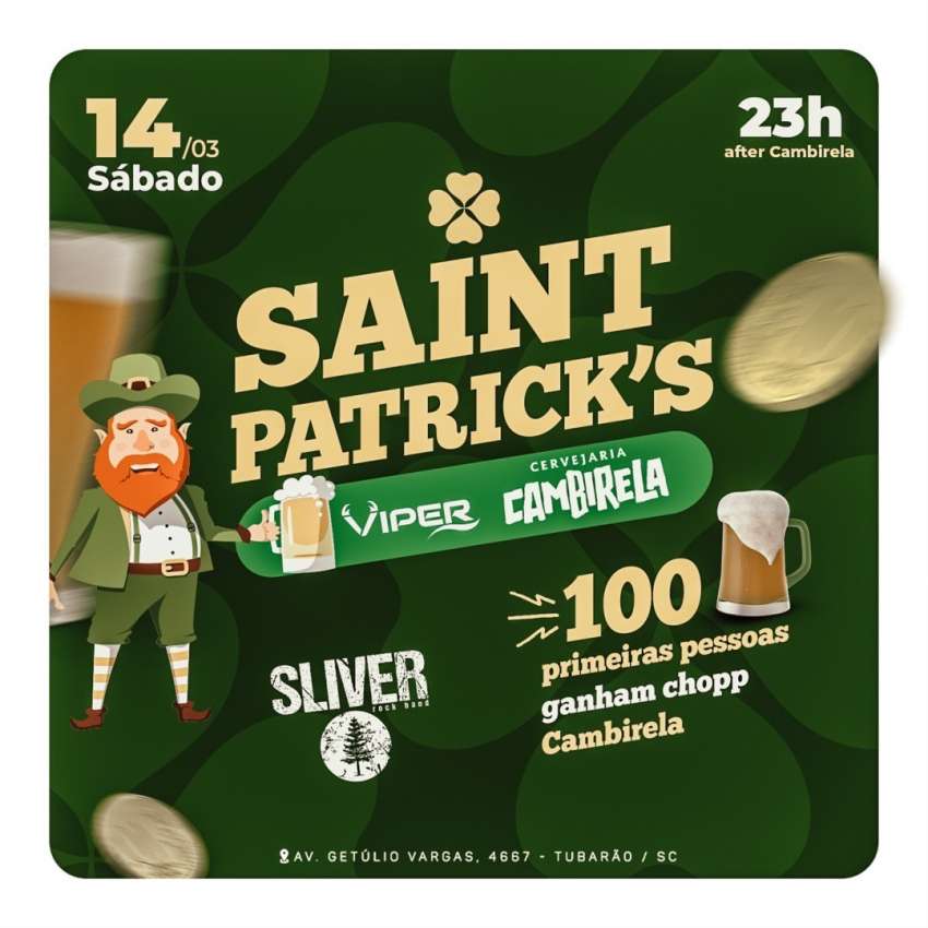 Saint Patrick's | Viper | OndeTemBalada.com