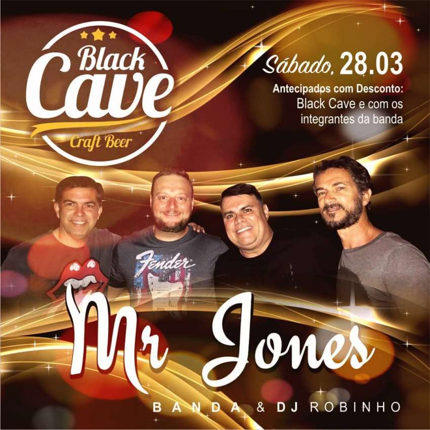 Mr Jones | Black Cave Craft Beer | OndeTemBalada.com