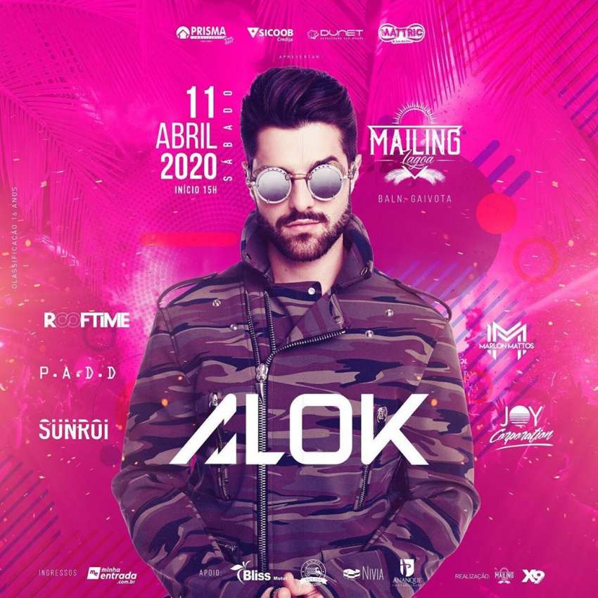 Alok  | Mailing Lagoa  | OndeTemBalada.com