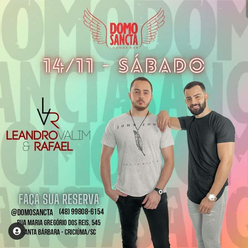 Leandro Valim & Rafael | Domo Sancta Lounge Bar | OndeTemBalada.com