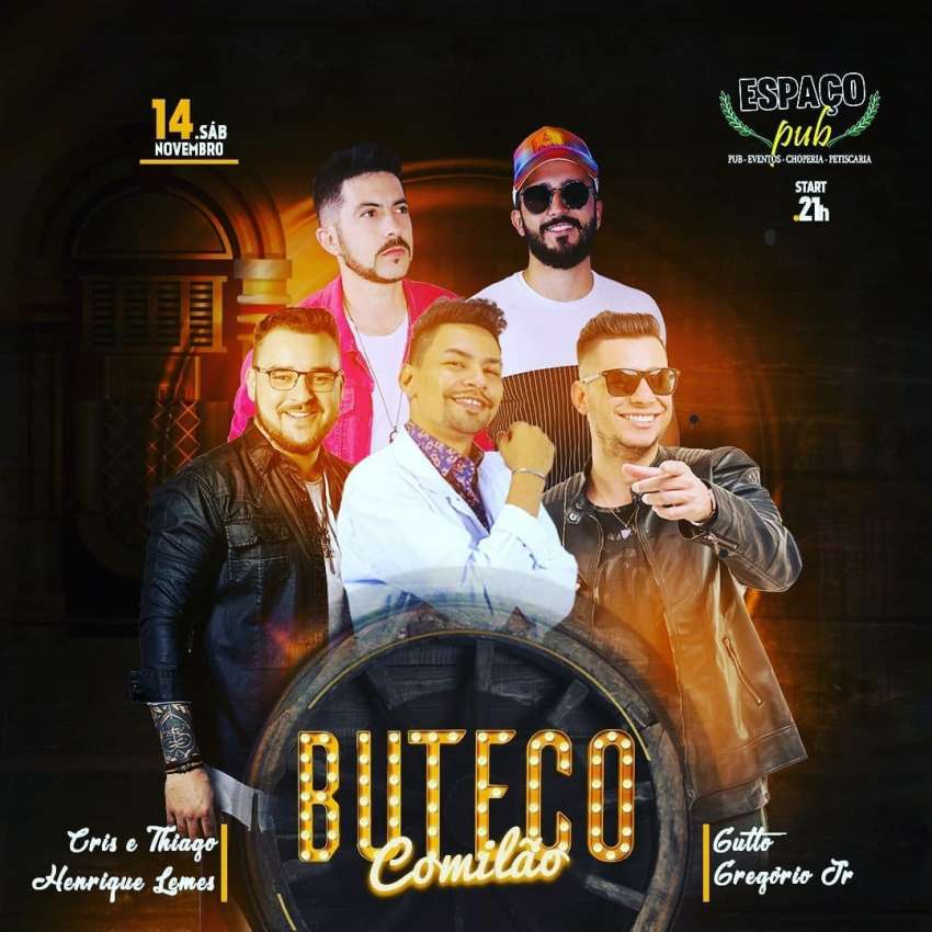 Buteco Comilão | Espaço Pub Pizzaria Comilão | OndeTemBalada.com